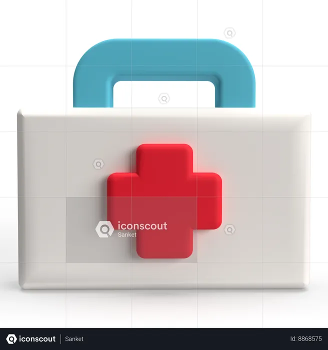 Medical Kit  3D Icon