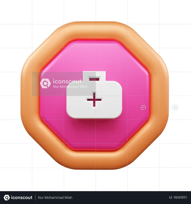 Medical Kit  3D Icon