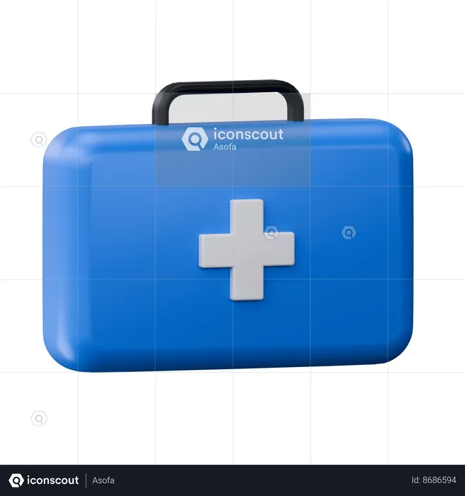 Medical Kit  3D Icon