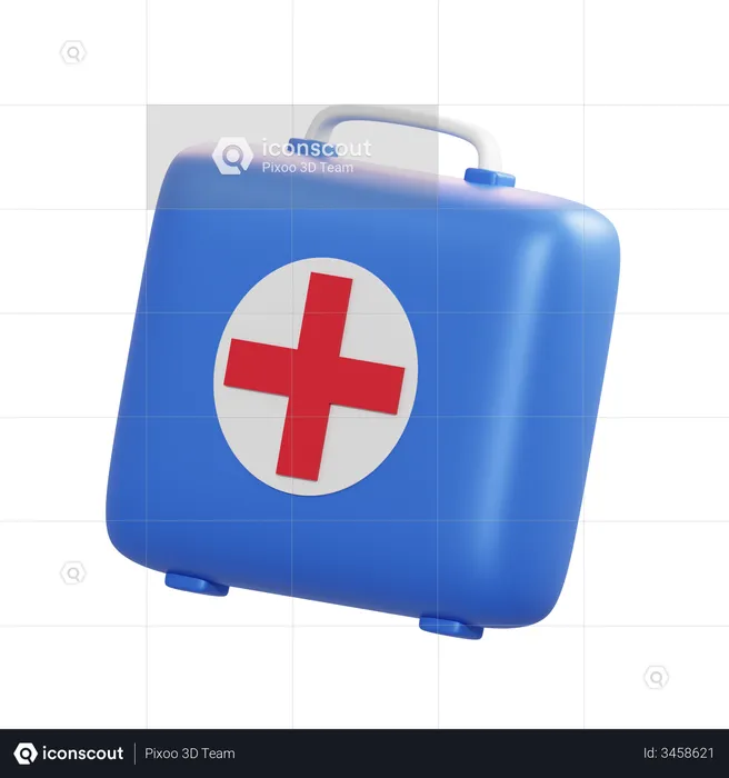 Medical Kit  3D Illustration