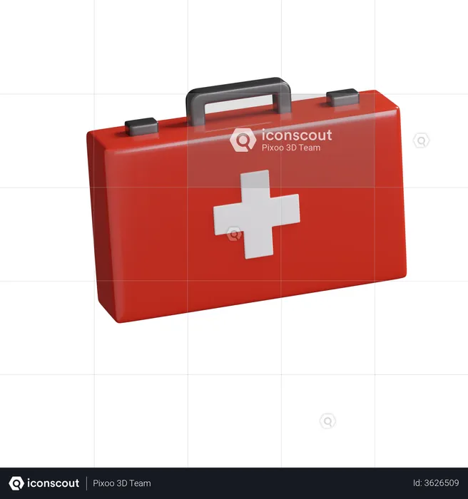 Medical Kit  3D Illustration