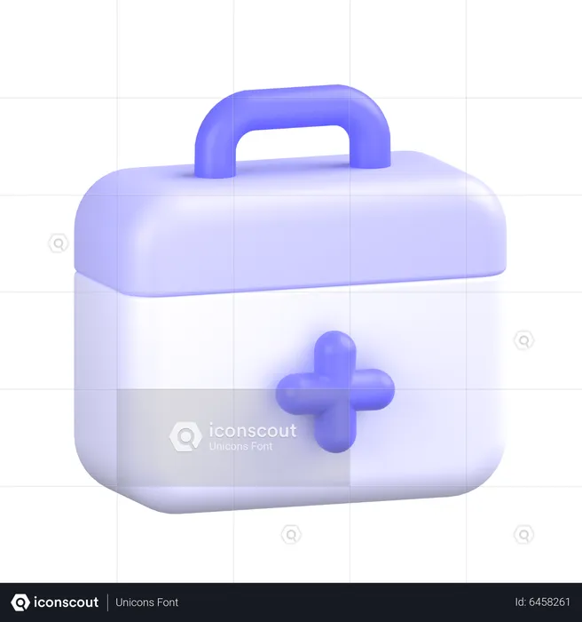 Medical Kit  3D Icon