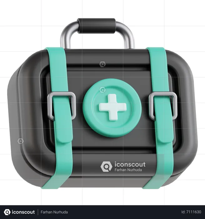 Medical Kit  3D Icon