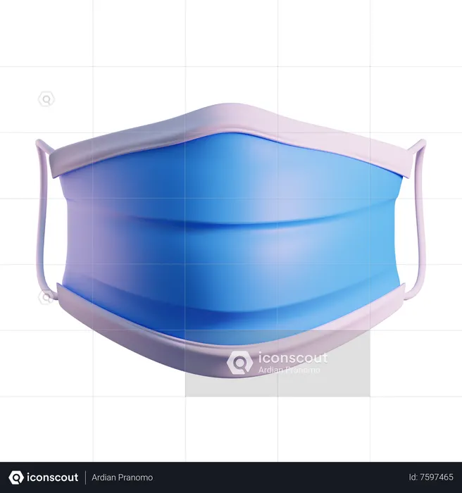 Medical Mask  3D Icon
