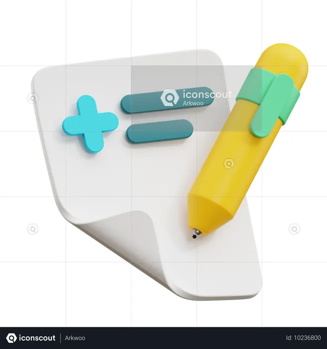 Medical Prescription  3D Icon