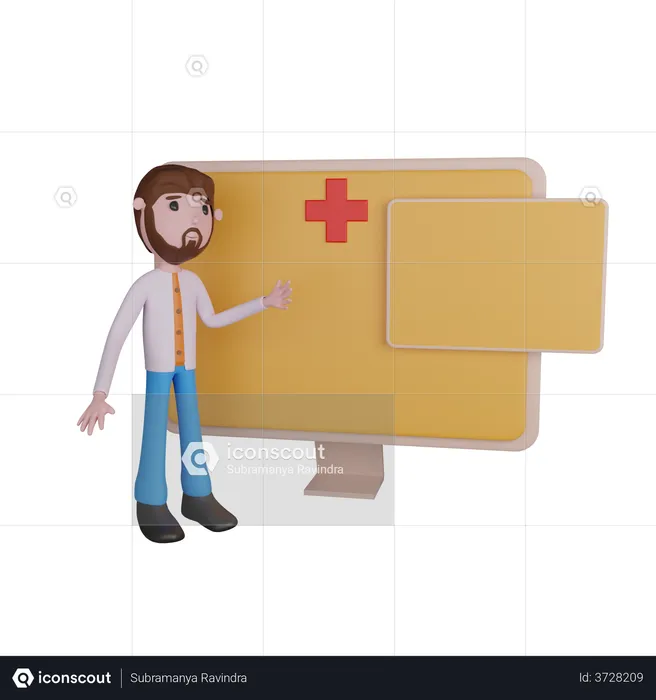 Medical Presentation  3D Illustration