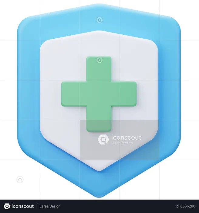 Medical Shield  3D Icon