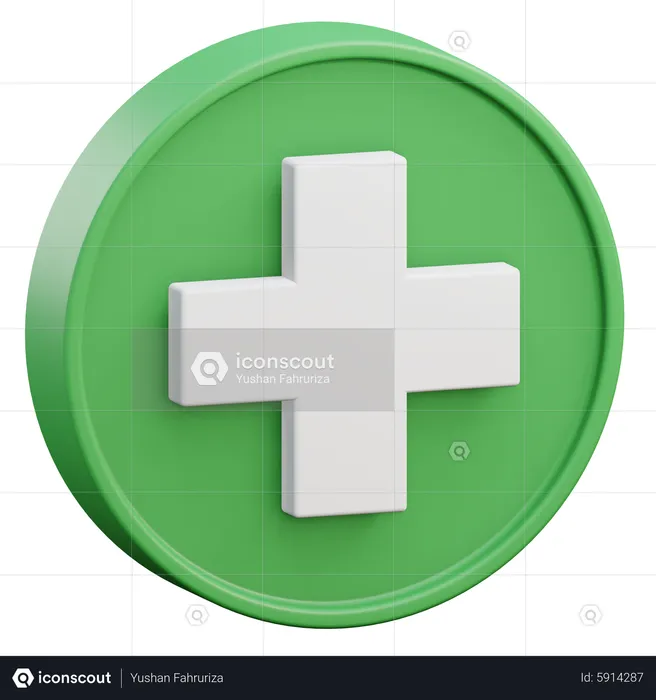 Medical Sign  3D Icon