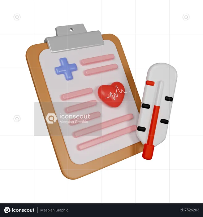 Medical Survey  3D Icon