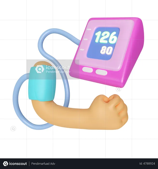Medical Tensiometer  3D Illustration
