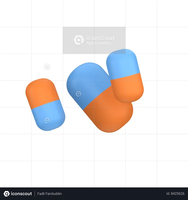 Médicament  3D Icon