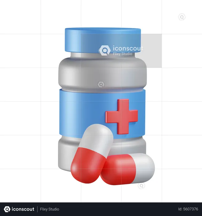 Medicamento  3D Icon