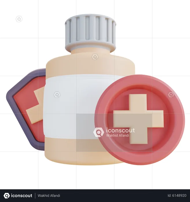 Medicamento  3D Icon