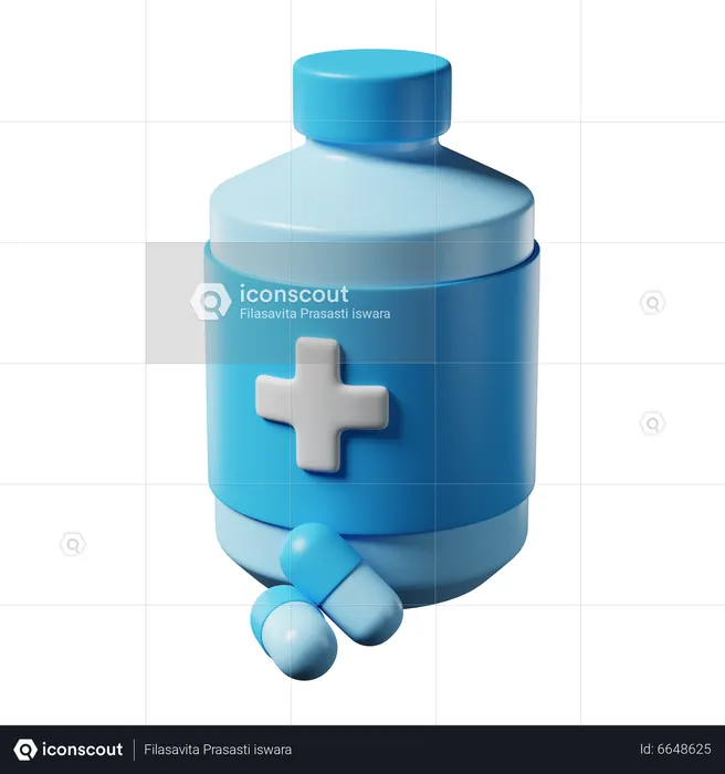 Medicamento medicamentoso  3D Icon