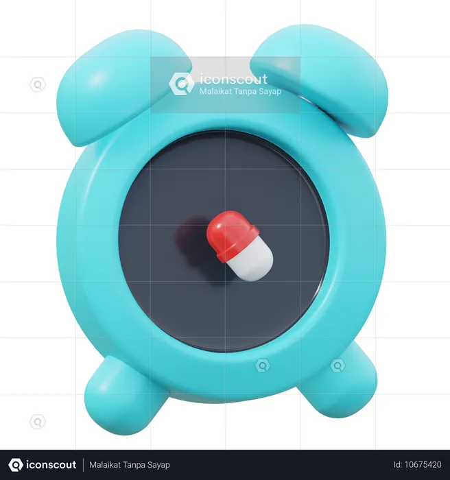 Medication Reminder  3D Icon