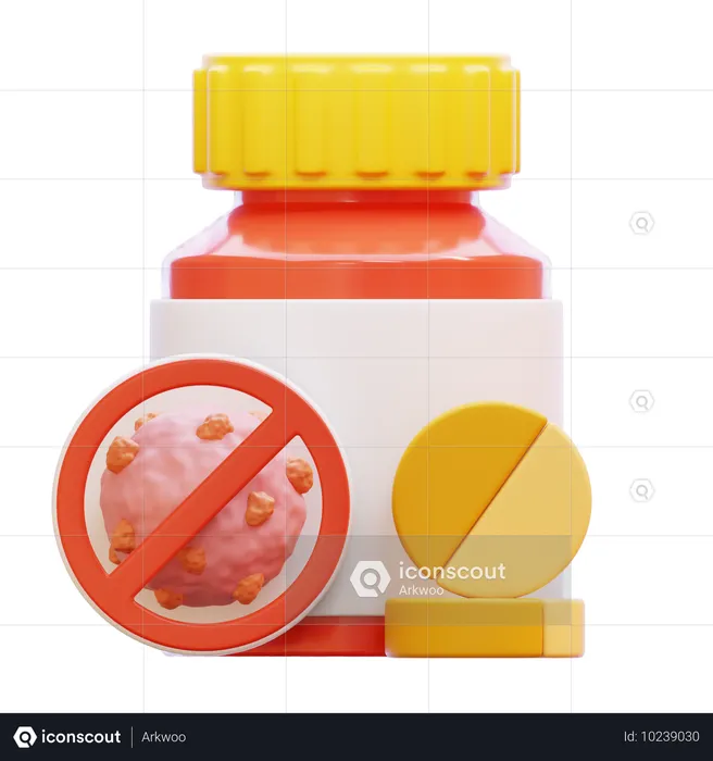 Medicamento  3D Icon