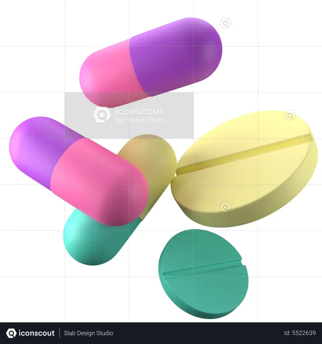 Medicamento  3D Icon