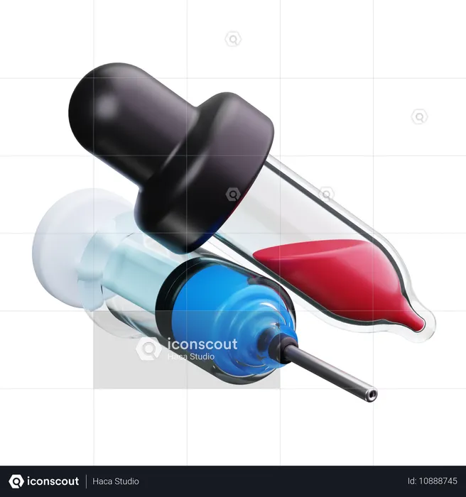 Medicina liquida  3D Icon