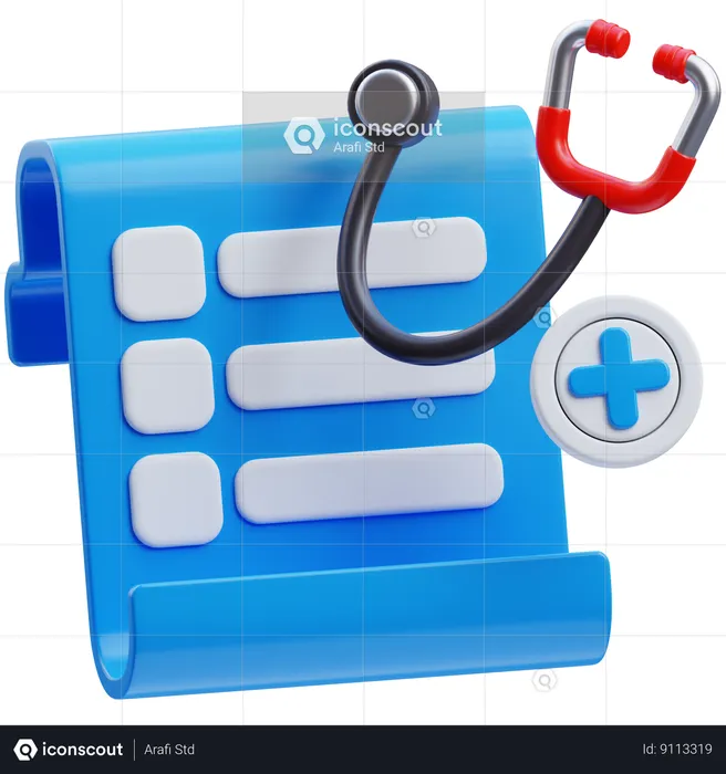 Medicamento_prescripción  3D Icon