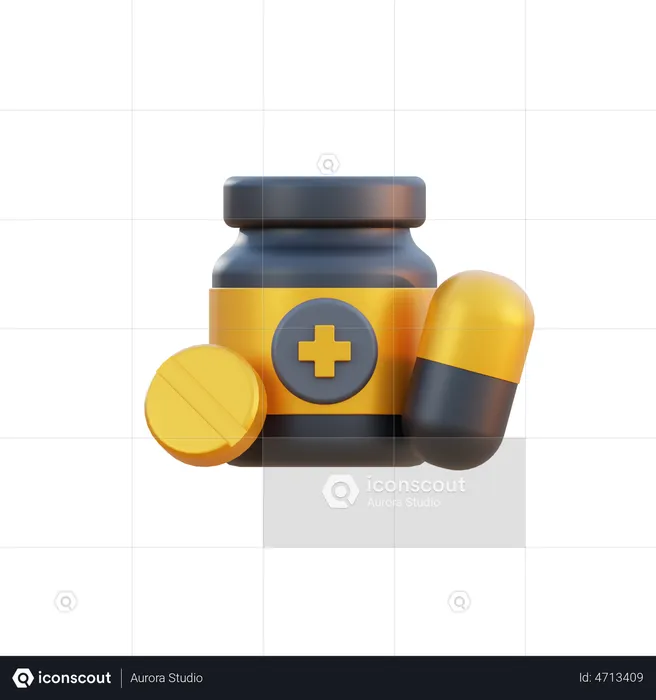 Medicine  3D Illustration