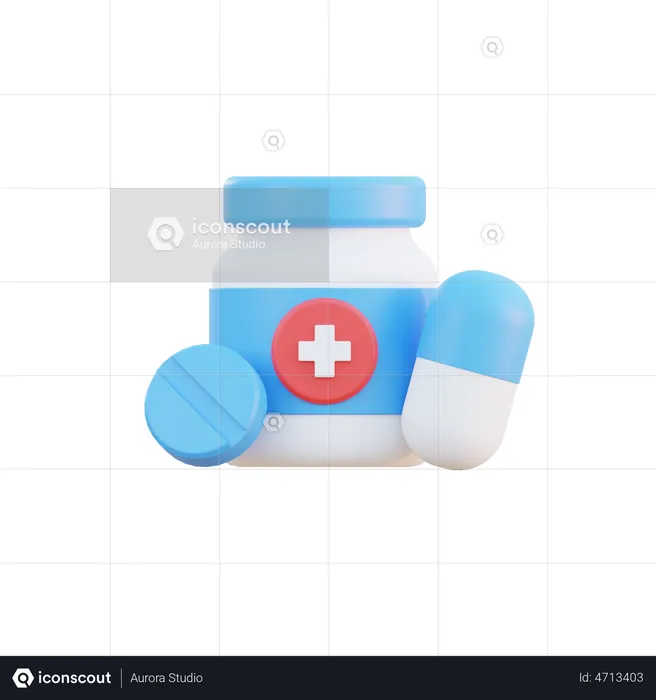 Medicine  3D Illustration