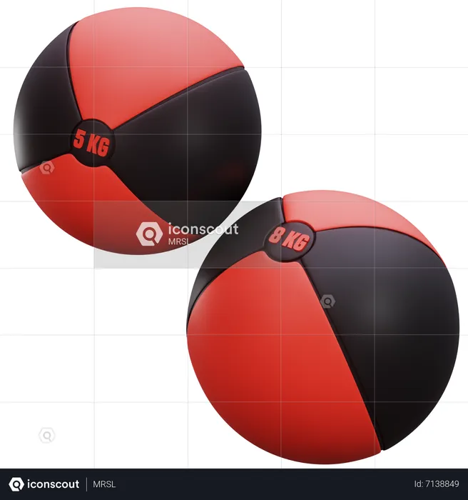 Medicine Ball  3D Icon