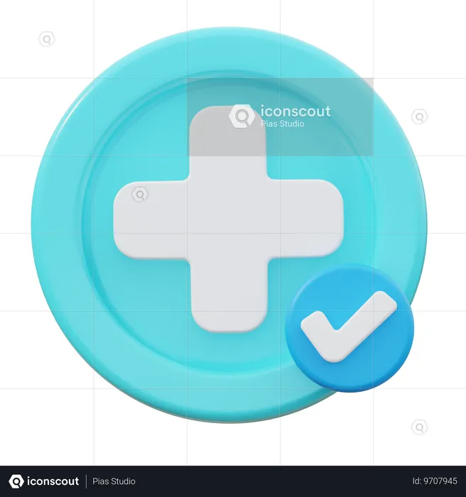 Medicine Checklist  3D Icon