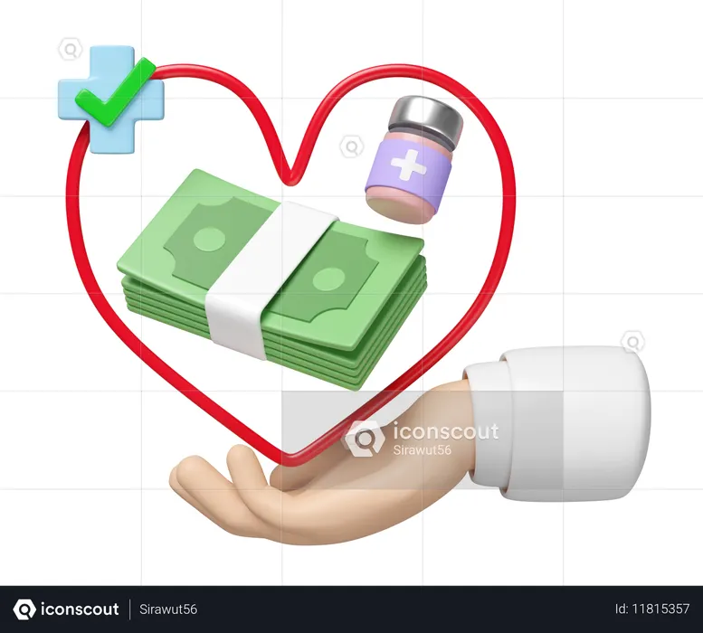 Medicine Expense  3D Icon