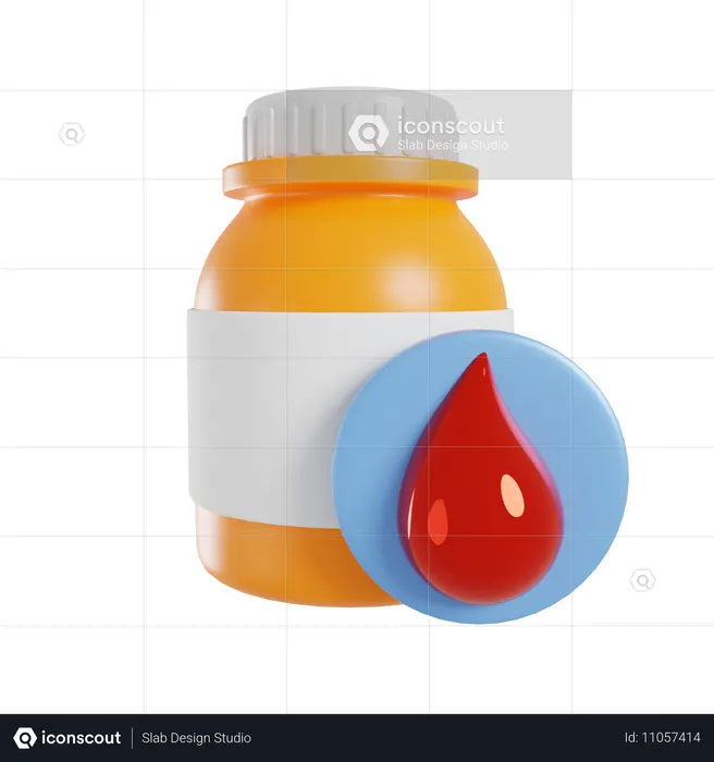 Medicine Jar  3D Icon