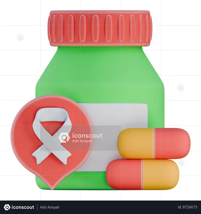 Medicine Jar  3D Icon