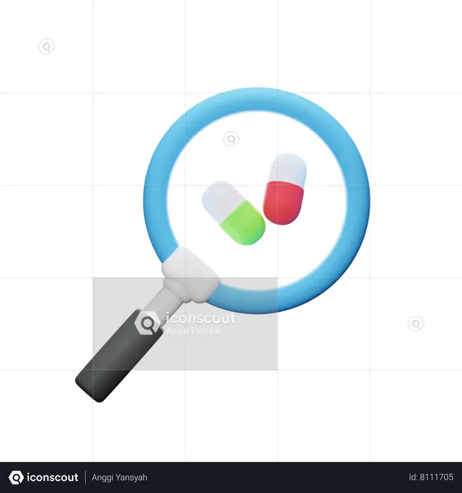 Medicine Research  3D Icon