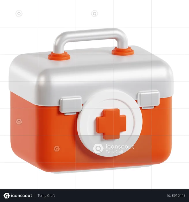Medicine Storage Box  3D Icon