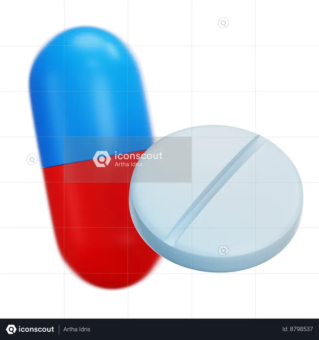 Medicines  3D Icon