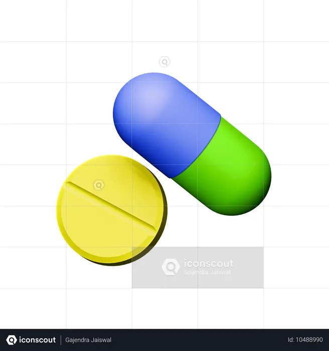 Medicines  3D Icon