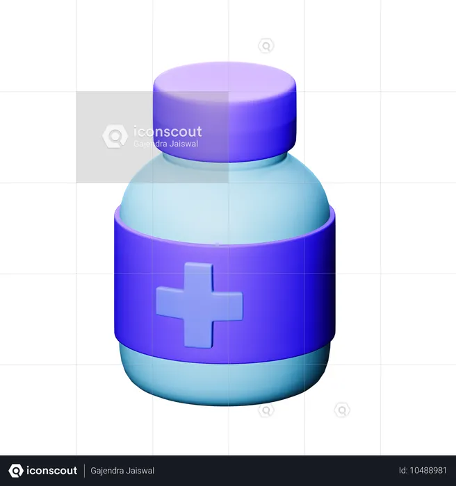 Medicines  3D Icon