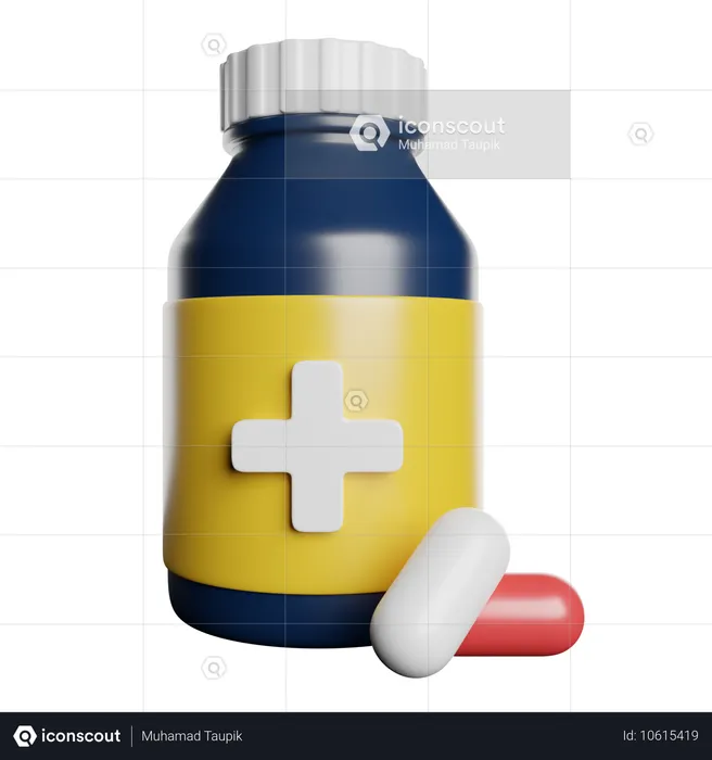 Medicines  3D Icon