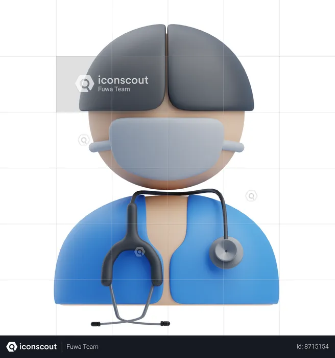 Médico  3D Icon