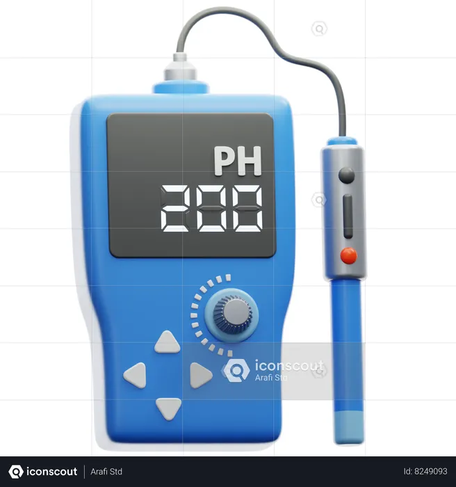 Medidor de pH  3D Icon