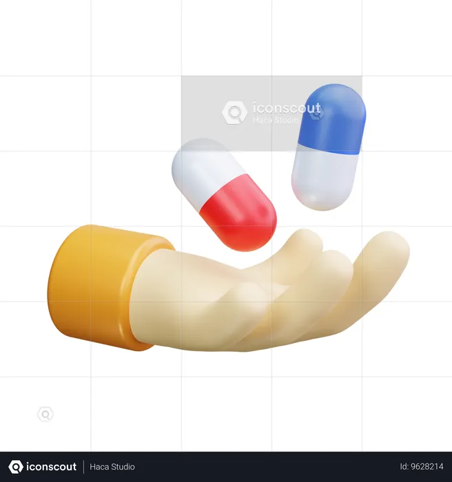 Medikamente  3D Icon
