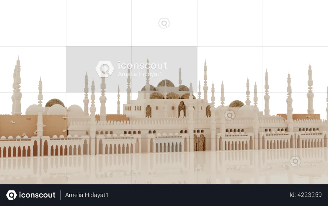 Medina  3D Illustration
