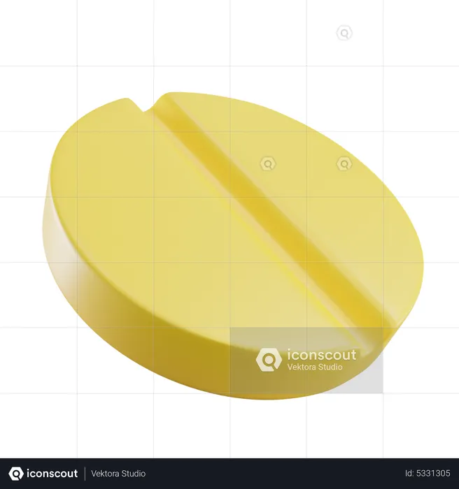 Medizin Tablette  3D Icon