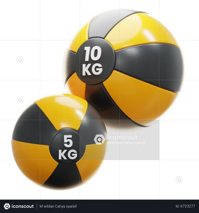 Medizinball  3D Icon