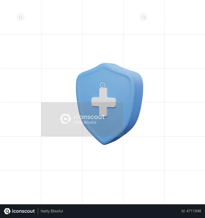 Medizinischer Schild  3D Icon