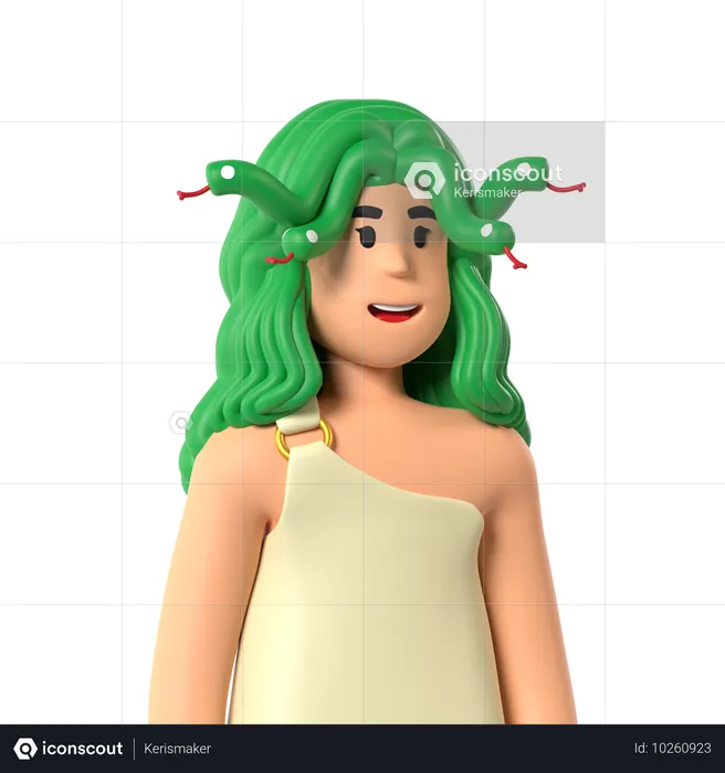 Medusa  3D Icon