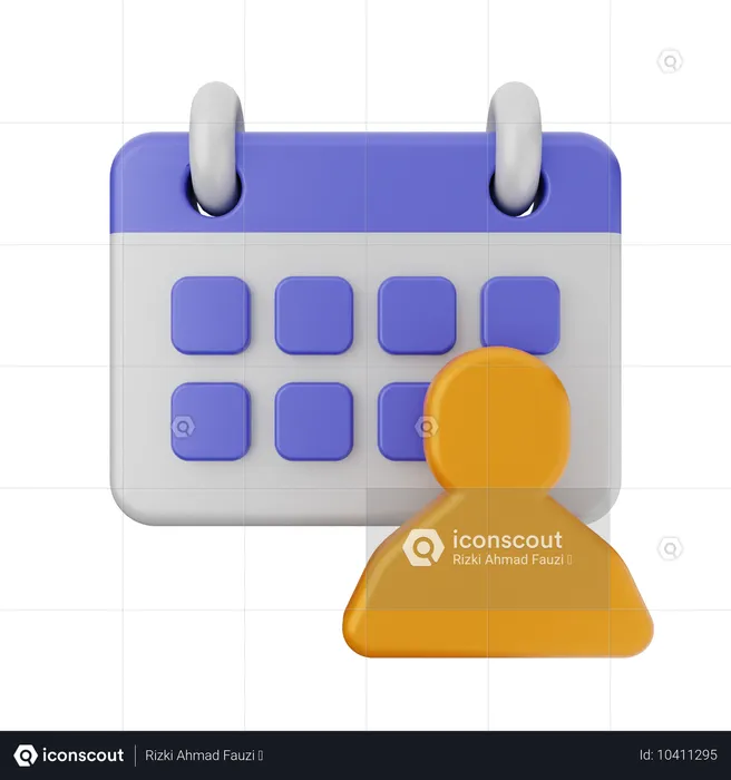 Meeting Calendar  3D Icon