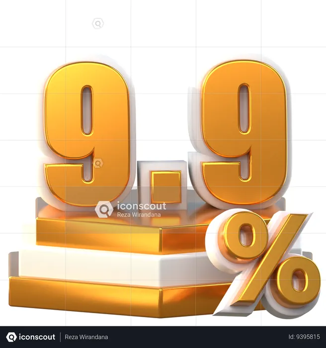 Mega Sale 9 9  3D Icon