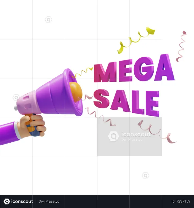 Mega Venta  3D Icon