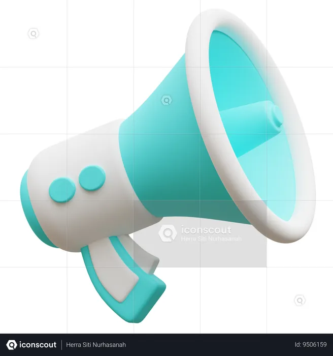 Megafone  3D Icon