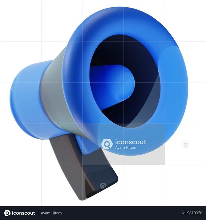 Megafone  3D Icon