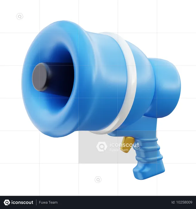 Megafone  3D Icon